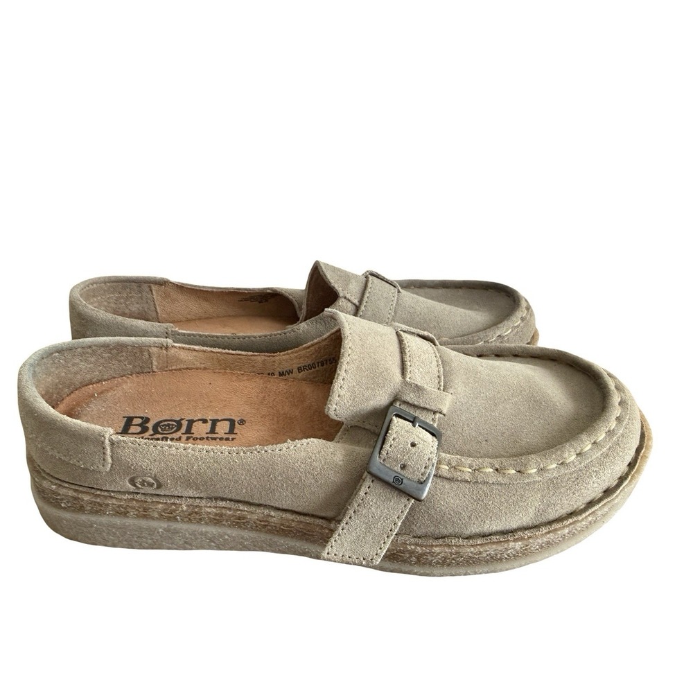 Born Cory Taupe BR0079755 Women's Size 40 9 Medium slides slip on